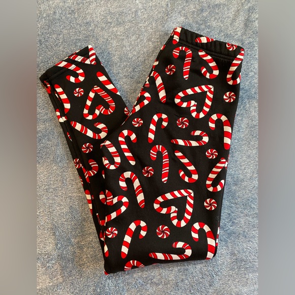 No Boundaries Pants - Womens leggings • candy cane • Christmas • small 3/5 • insulated leggings